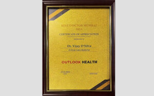 BEST DOCTOR MUMBAI 2023 CERTIFICATE OF APPRECIATION